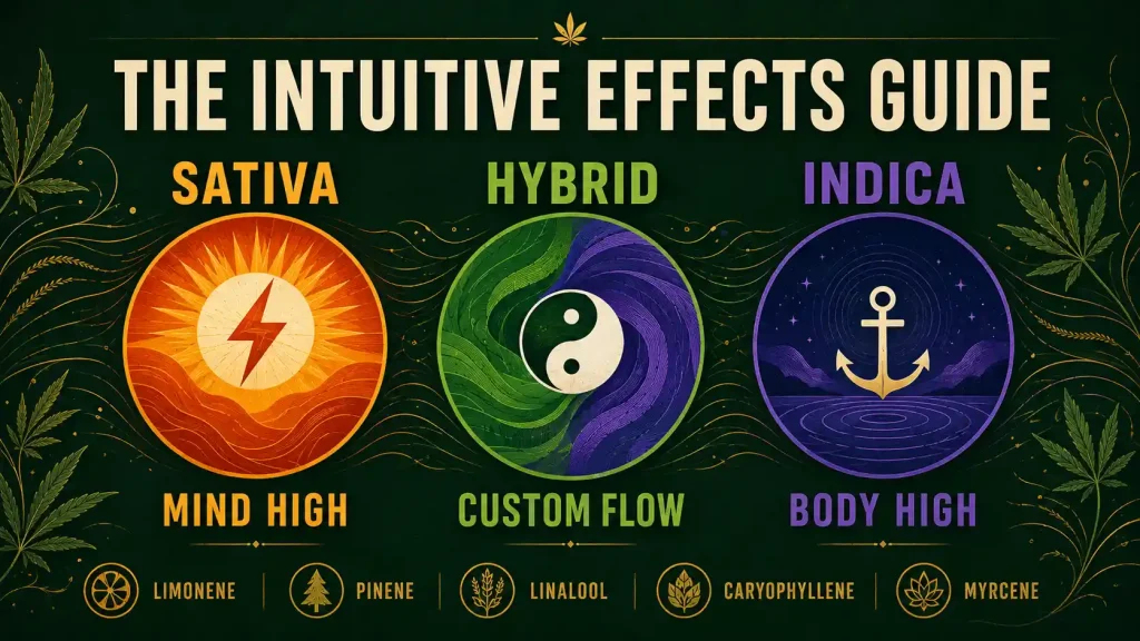 Sativa vs Indica vs Hybrid Latest Effects Comparison & Intuitive Choice Guide