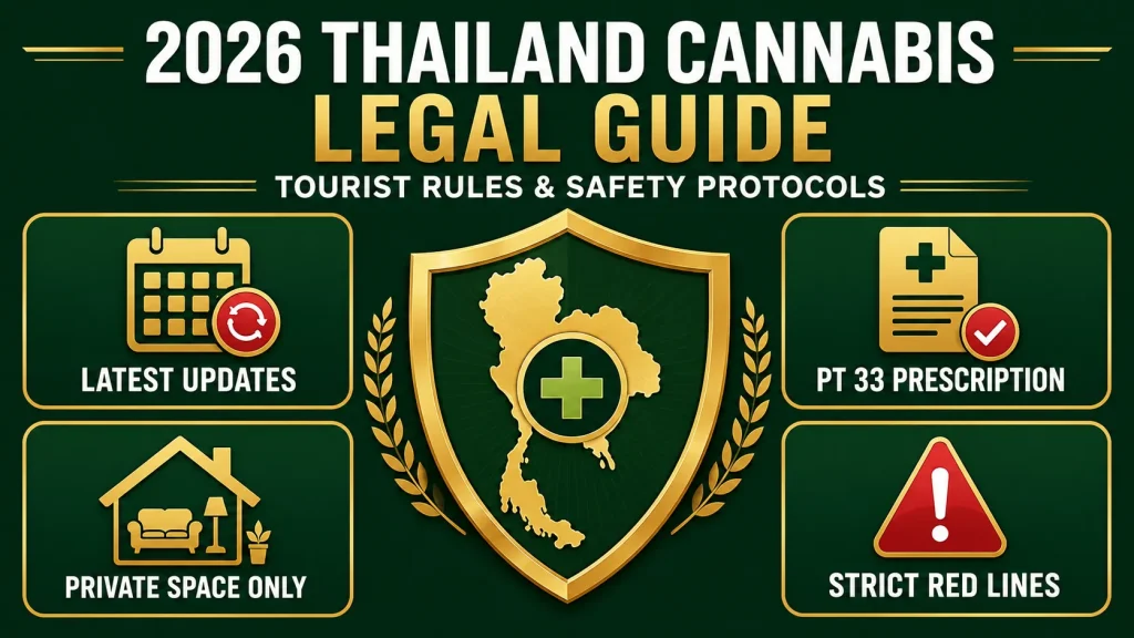 2026 Thailand Cannabis Update: What tourists need to know about the new regulations