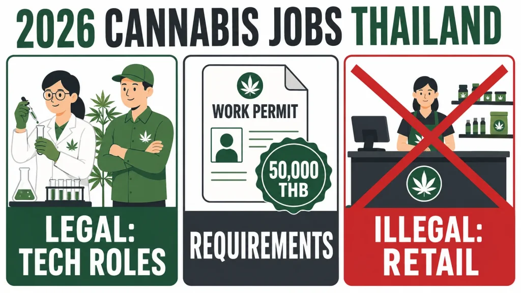 The Cannabis Dispensary offers 2026 cannabis jobs thailand