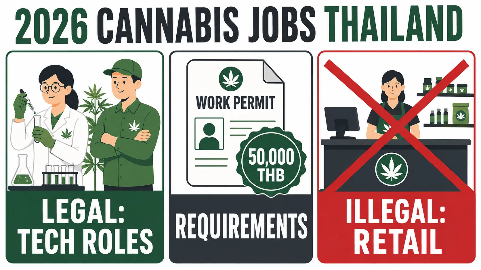 The Cannabis Dispensary offers 2026 cannabis jobs thailand