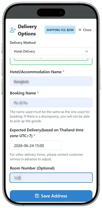 Weedza hotel address and delivery details guide