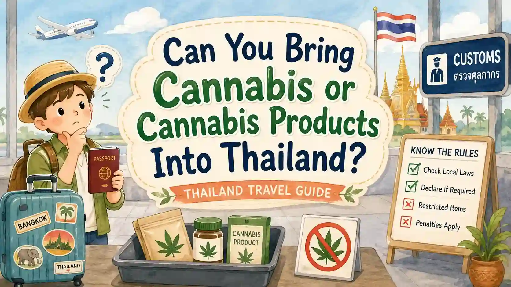 Can You Bring Cannabis or Cannabis Products Into Thailand?