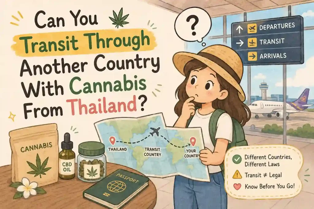 Can You Transit Through Another Country With Cannabis From Thailand?
