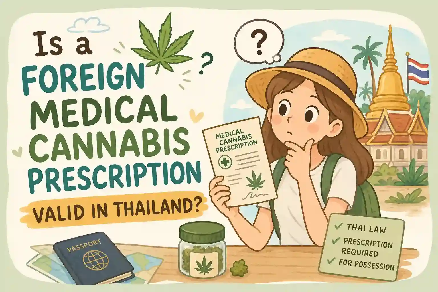 Is a Foreign Medical Cannabis Prescription Valid in Thailand?