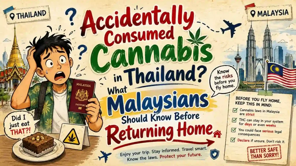 Accidentally Consumed Cannabis in Thailand? What Malaysians Should Know Before Returning Home
