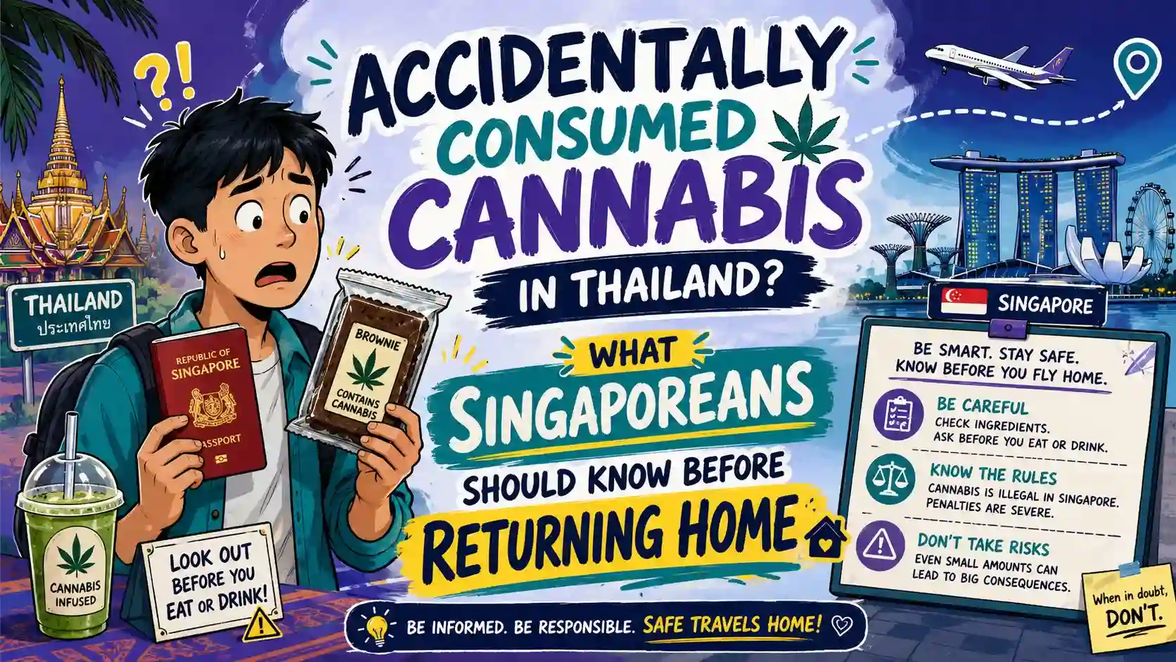 Accidentally Consumed Cannabis in Thailand? What Singaporeans Should Know Before Returning Home