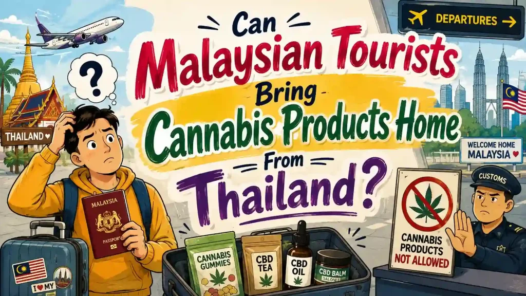 Can Malaysian Tourists Bring Cannabis Products Home From Thailand?