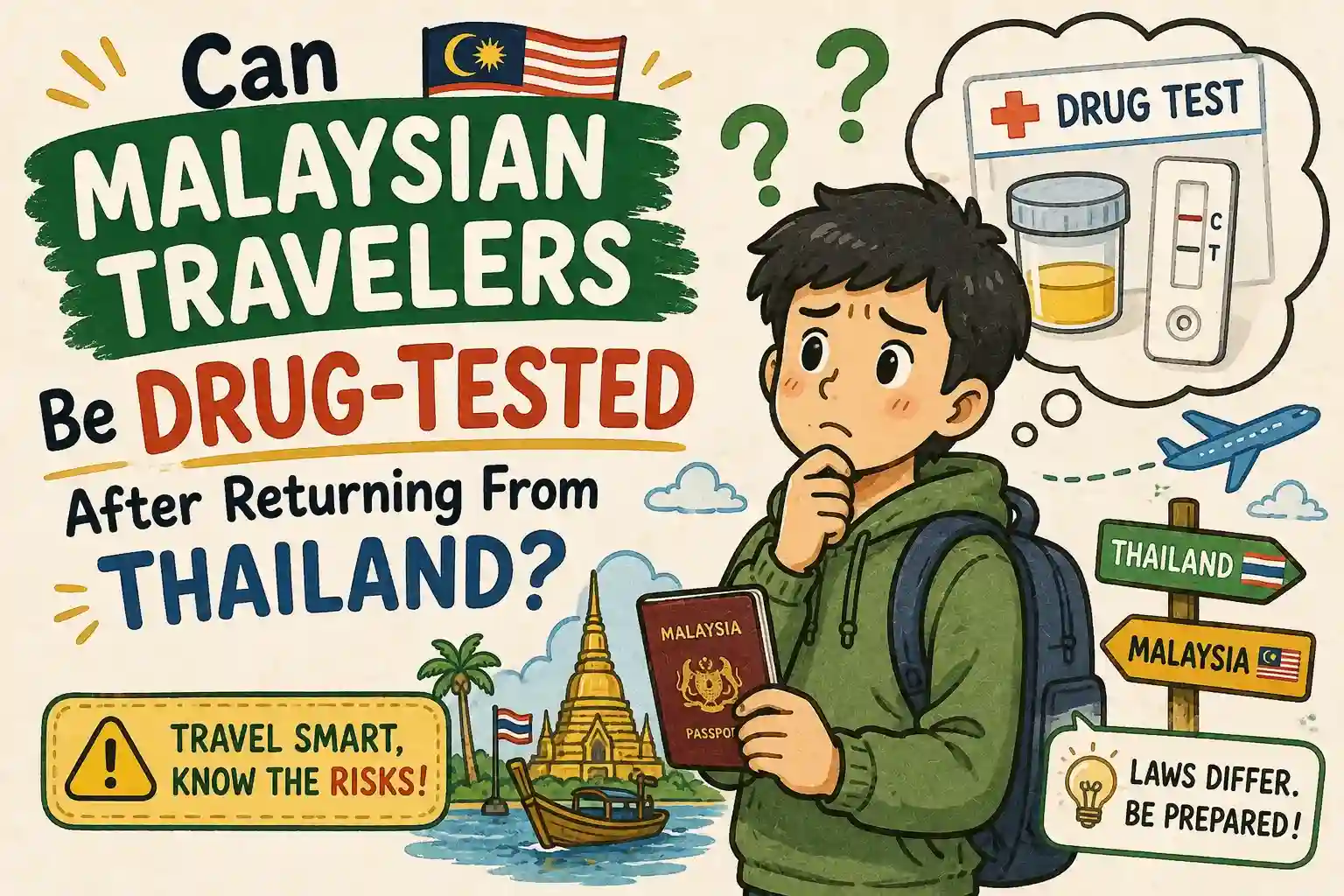 Can Malaysian Travelers Be Drug-Tested After Returning From Thailand?