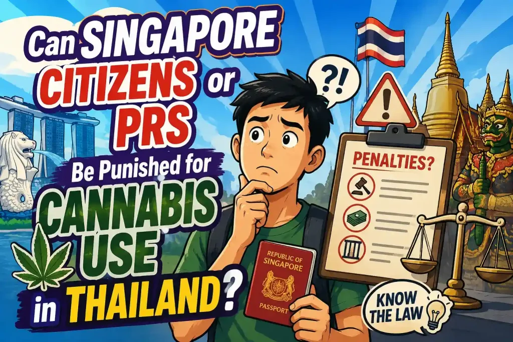 Can Singapore Citizens or PRs Be Punished for Cannabis Use in Thailand?