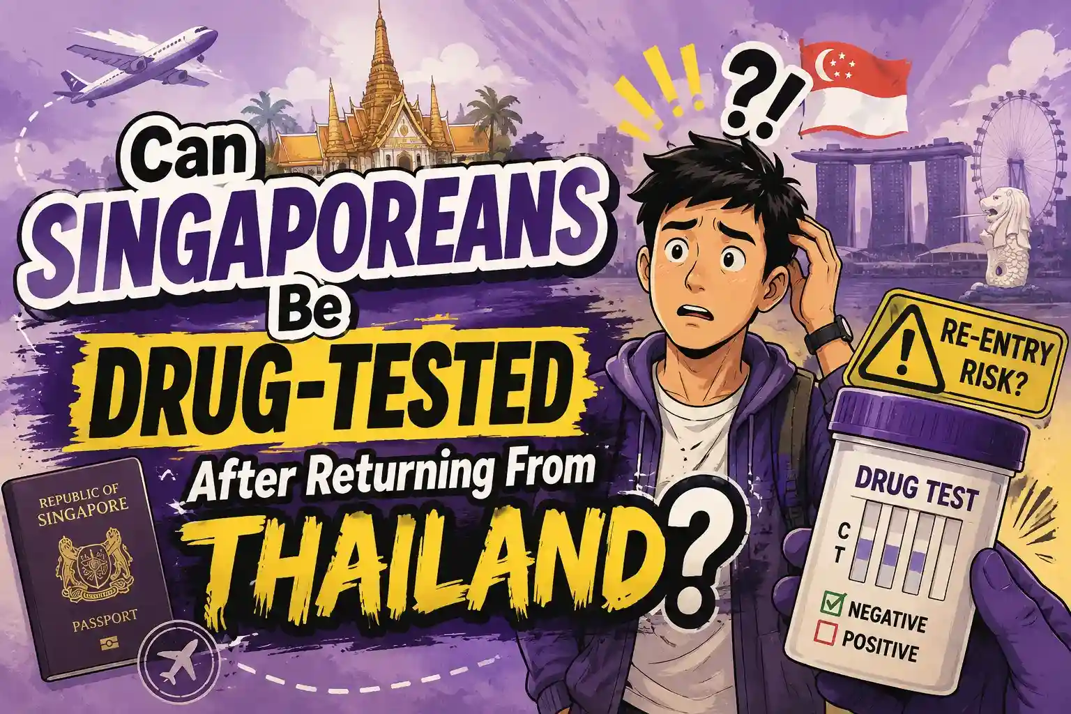 Can Singaporeans Be Drug-Tested After Returning From Thailand?