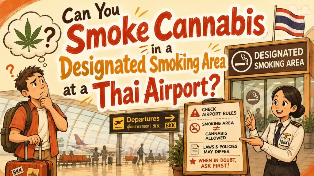 Can You Smoke Cannabis in a Designated Smoking Area at a Thai Airport?