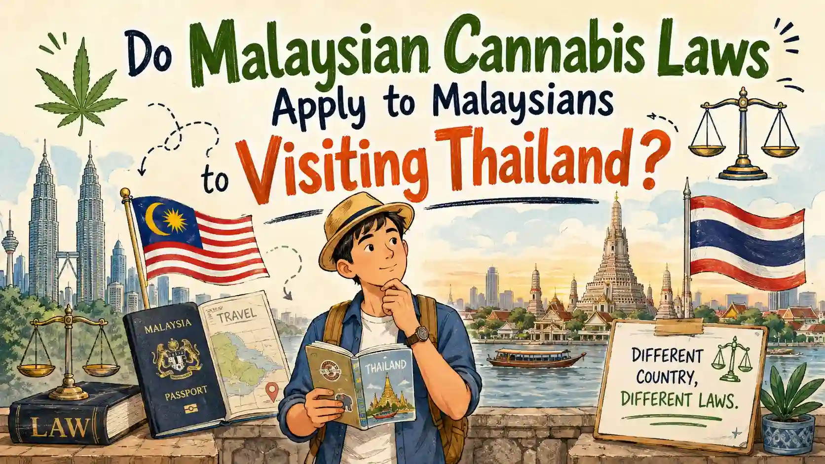 Do Malaysian Cannabis Laws Apply to Malaysians Visiting Thailand?