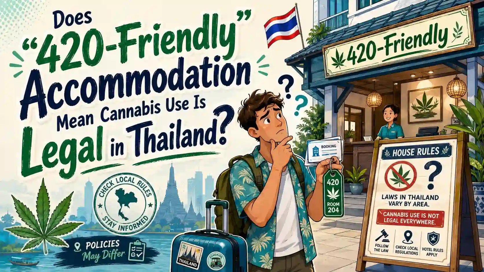Does “420-Friendly” Accommodation Mean Cannabis Use Is Legal in Thailand?