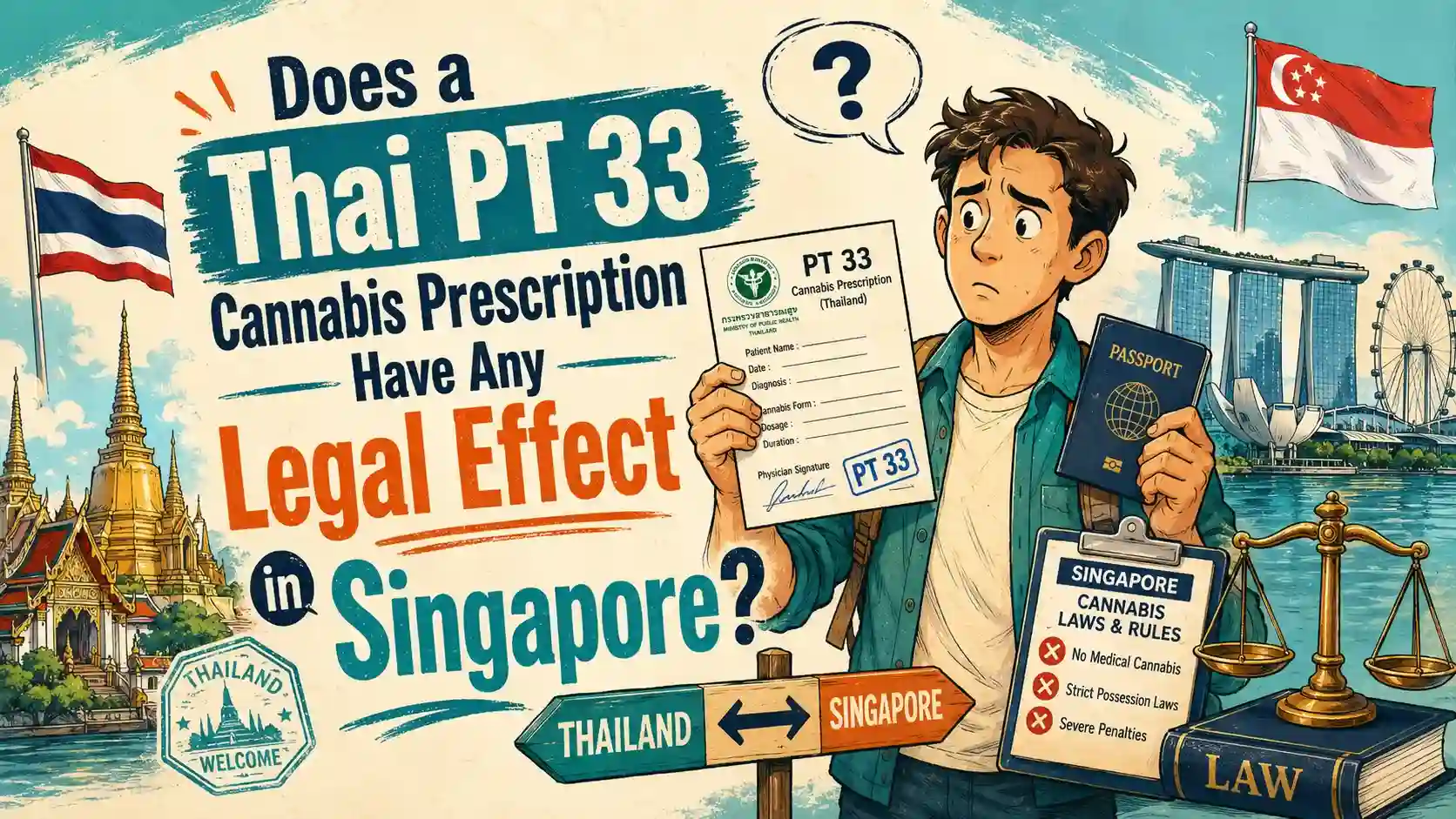Does a Thai PT 33 Cannabis Prescription Have Any Legal Effect in Singapore?