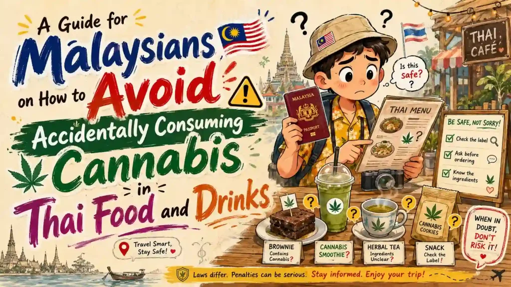 How Can Malaysians Avoid Accidentally Consuming Cannabis in Thai Food and Drinks?