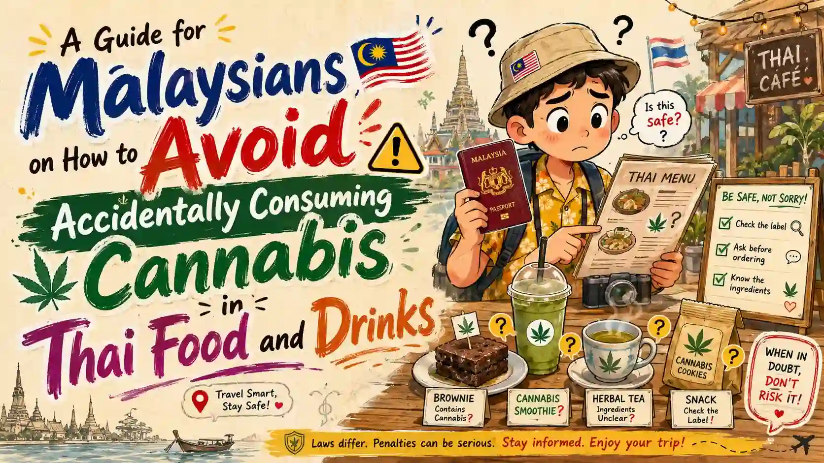 How Can Malaysians Avoid Accidentally Consuming Cannabis in Thai Food and Drinks?