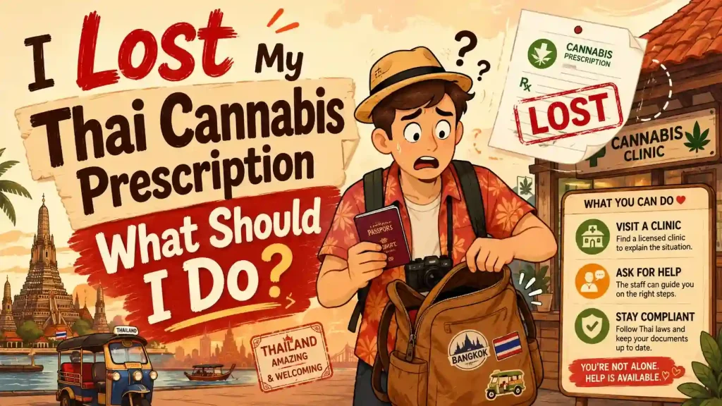 I Lost My Thai Cannabis Prescription — What Should I Do?