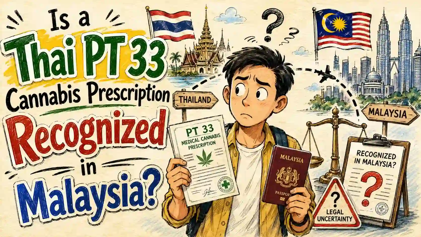 Is a Thai PT 33 Cannabis Prescription Recognized in Malaysia?