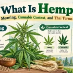 What Is Hemp? Meaning, Cannabis Context, and Thai Terms