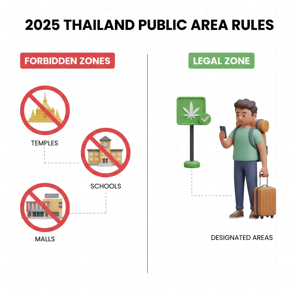 在泰國哪裡可以抽大麻?2026公共場所罰款與大麻禁區指南! 1 Thailand_Cannabis_Public_Area_Rules