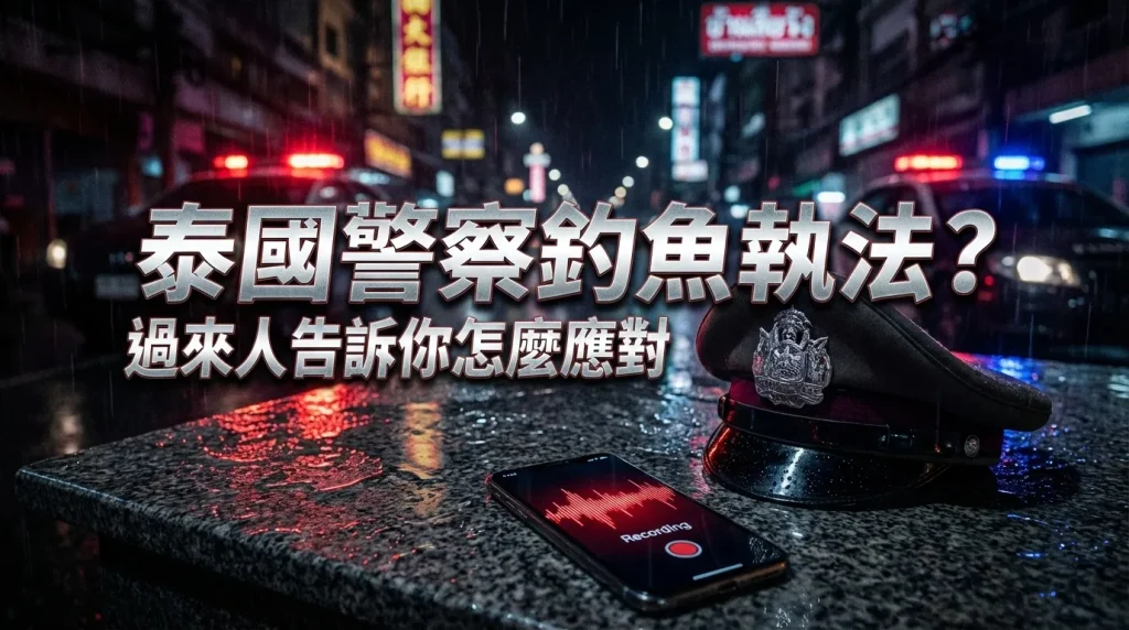 泰國警察釣魚執法?過來人告訴你怎麼應對