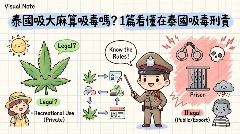 泰國吸大麻算吸毒嗎?1篇看懂在泰國吸毒刑責