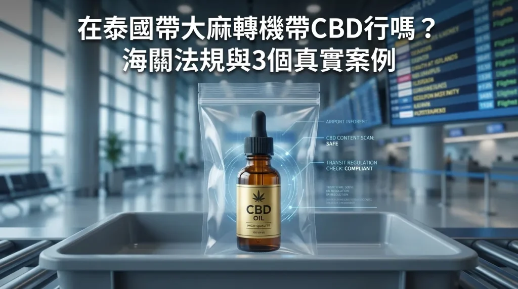 在泰國帶大麻轉機帶CBD行嗎？海關法規與3個真實案例
