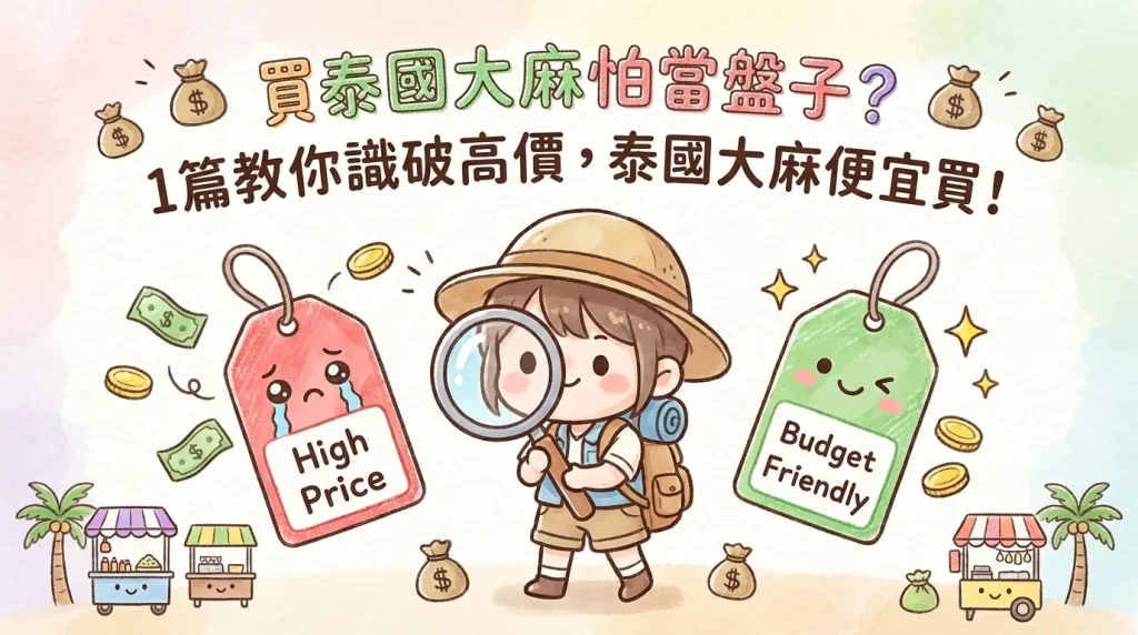 買泰國大麻怕當盤子?1篇教你識破高價,泰國大麻便宜買!