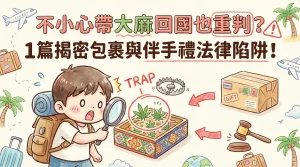 不小心帶大麻回國也重判?1篇揭密包裹與伴手禮法律陷阱!