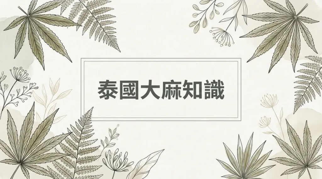 Thai cannabis knowledge