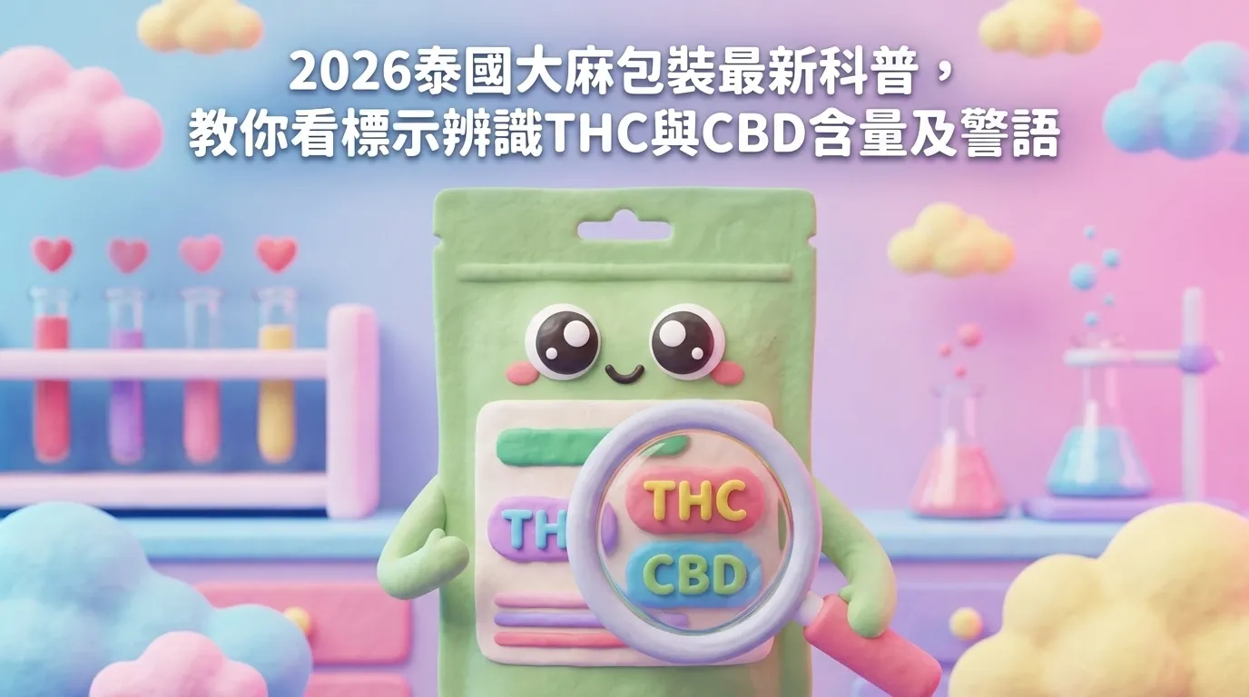 如何辨識泰國大麻的THC與CBD含量