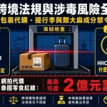台灣毒品跨境法規與台灣運輸毒品罪涉毒風險系列文章