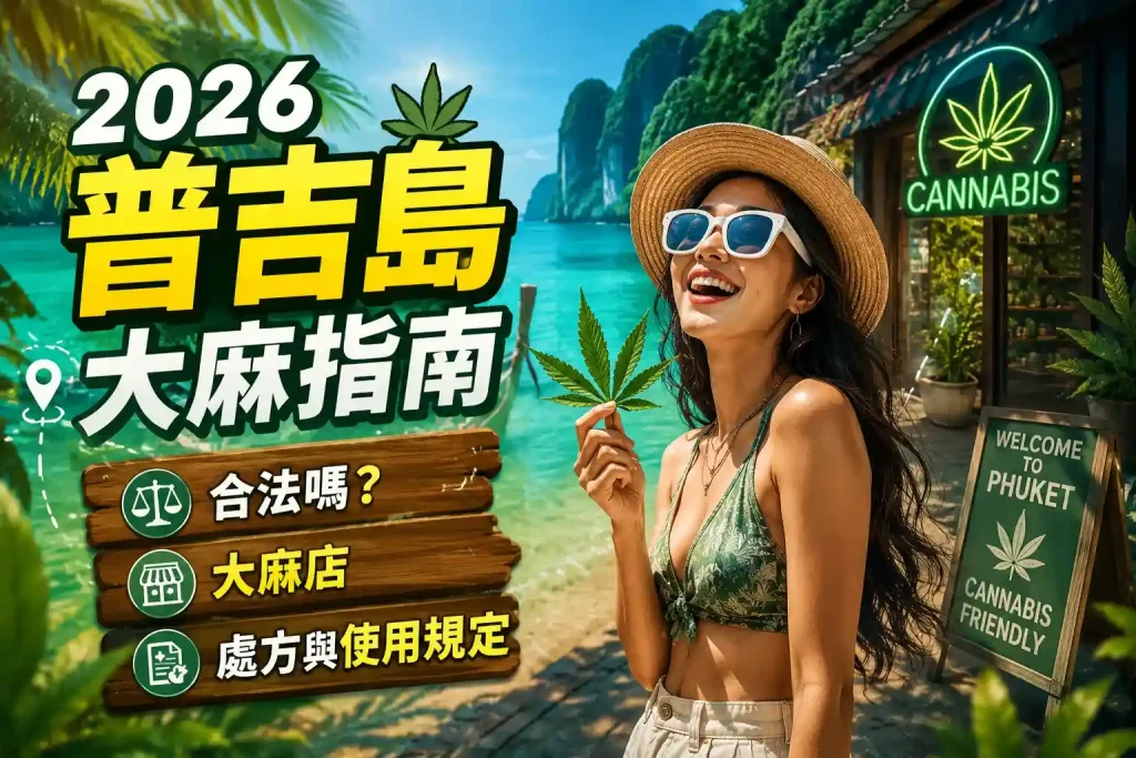 2026普吉島大麻指南：合法嗎？大麻店、處方與使用規定